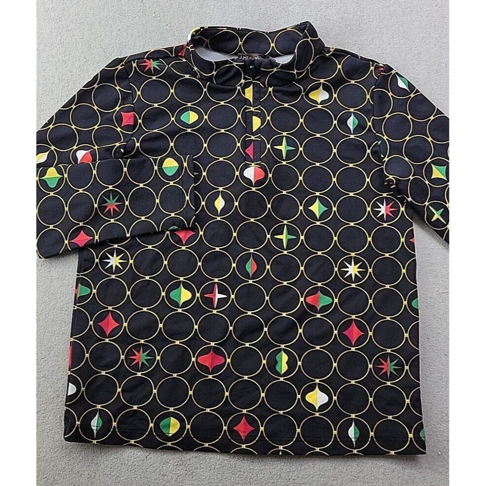 J. McLaughlin Girls 6 Youth Catalina Cloth Mock Neck Sun Shirt Rashguard Resort